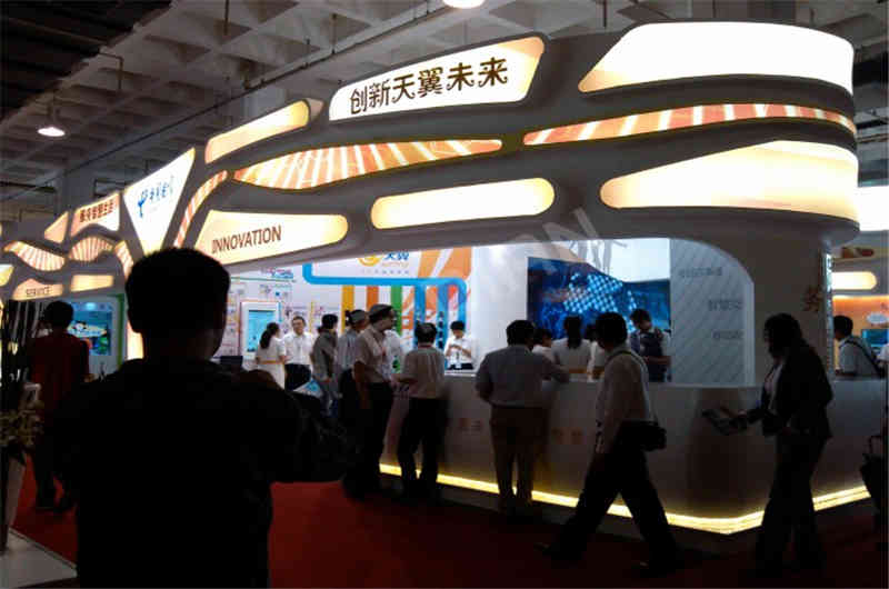 中國電信展臺(tái)設(shè)計(jì)搭建